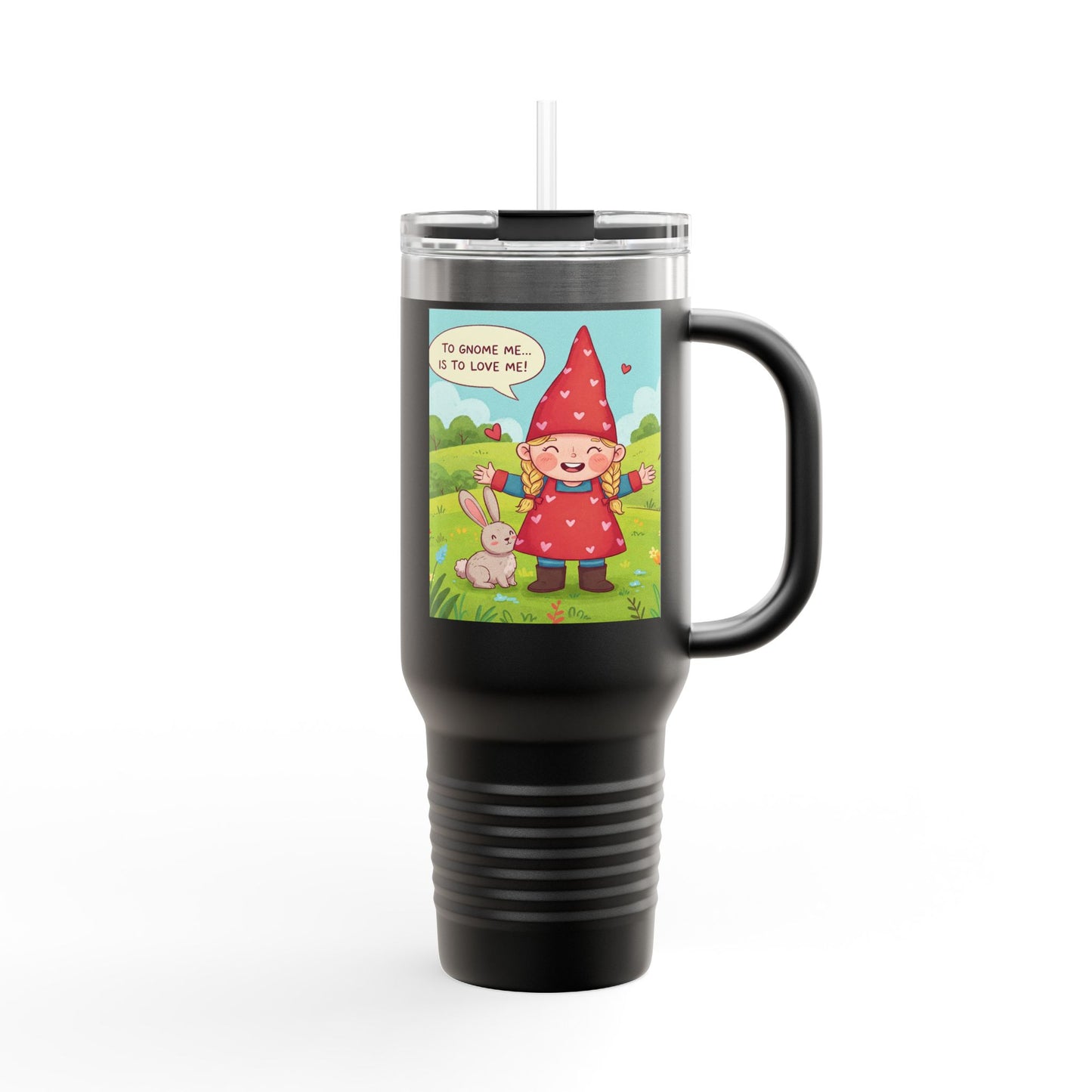To Gnome Me... is to Love Me! Insulated Travel Mug, 40oz