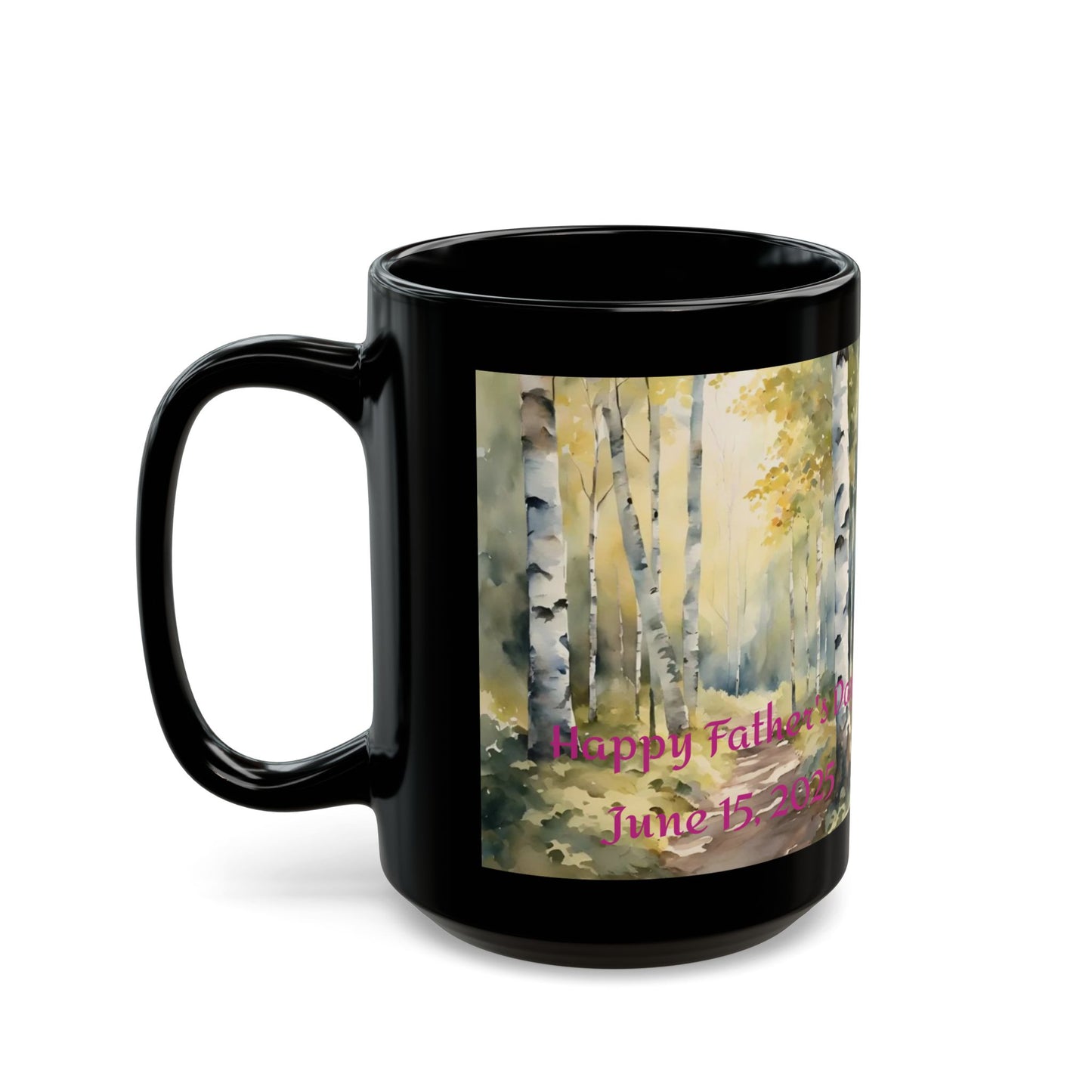 Father's Day Birch Tree Scene Scape