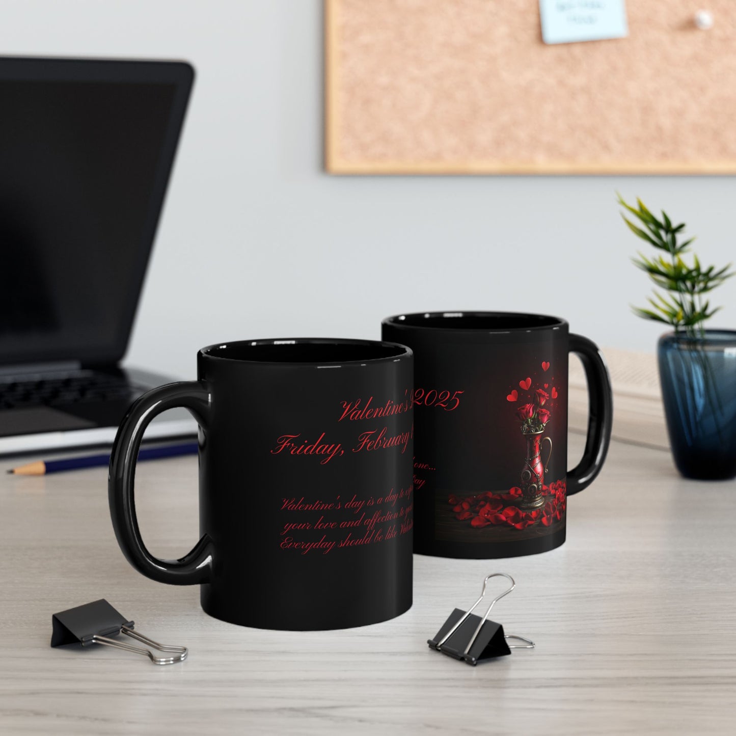 Valentine's Day Reflection Mug, Romantic Quote Coffee Cup, (11oz, 15oz)