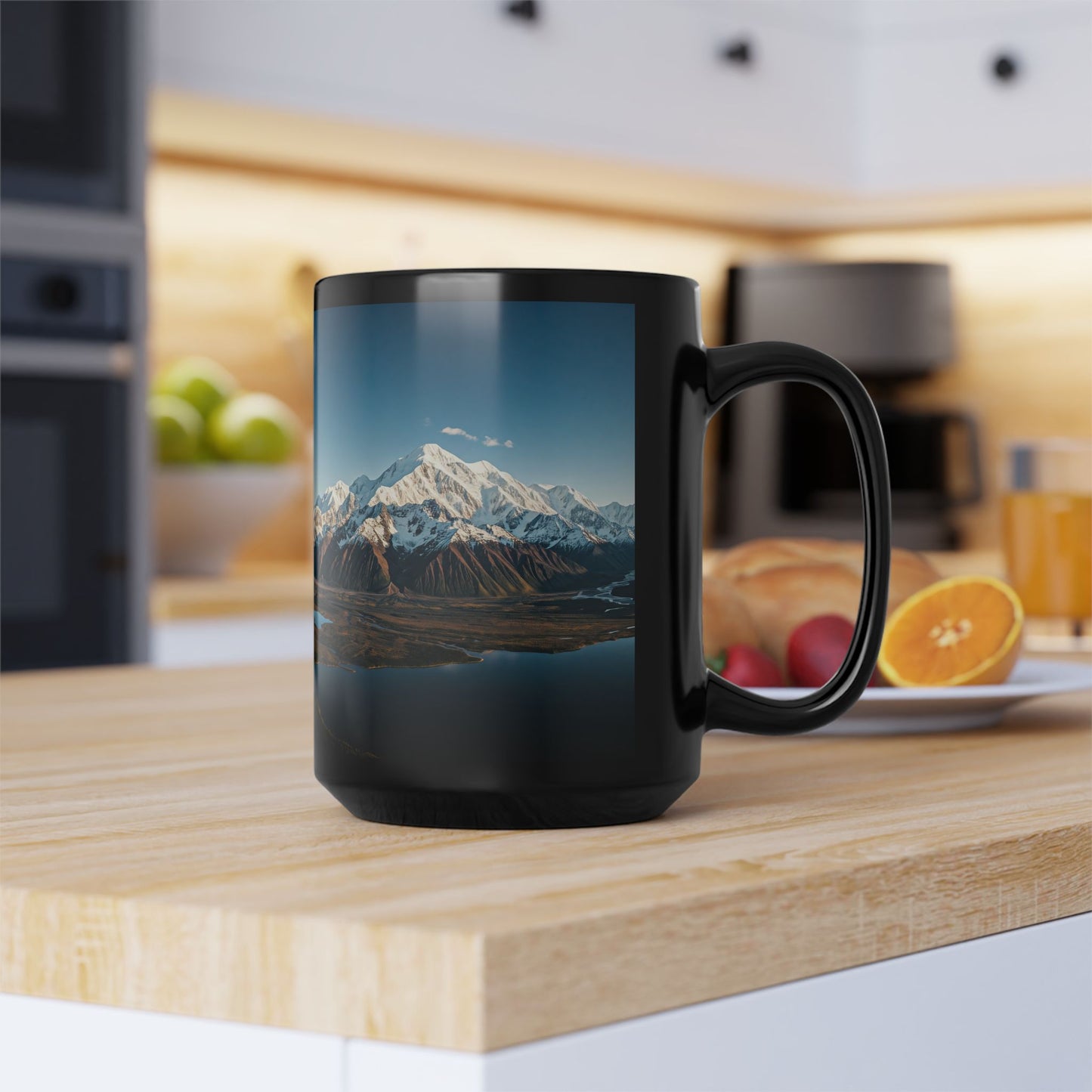 Mount McKinley - Donald J. Trump Black Mug, Interesting Facts Coffee Cup, (11oz 15oz)