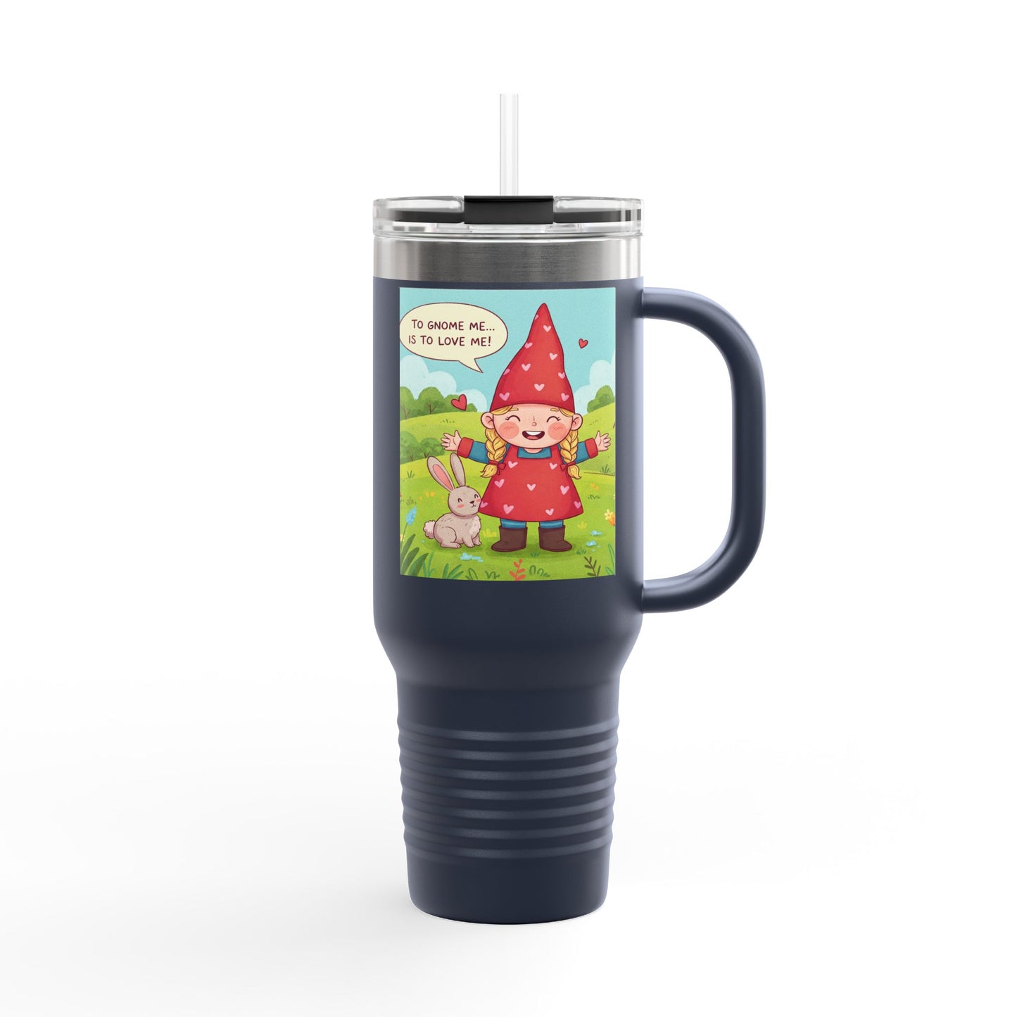 To Gnome Me... is to Love Me! Insulated Travel Mug, 40oz