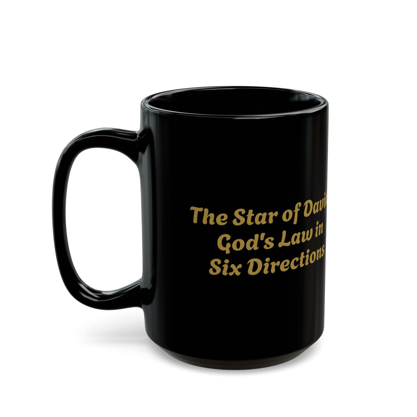 Mug Star of David with Chai. (11oz, 15oz)