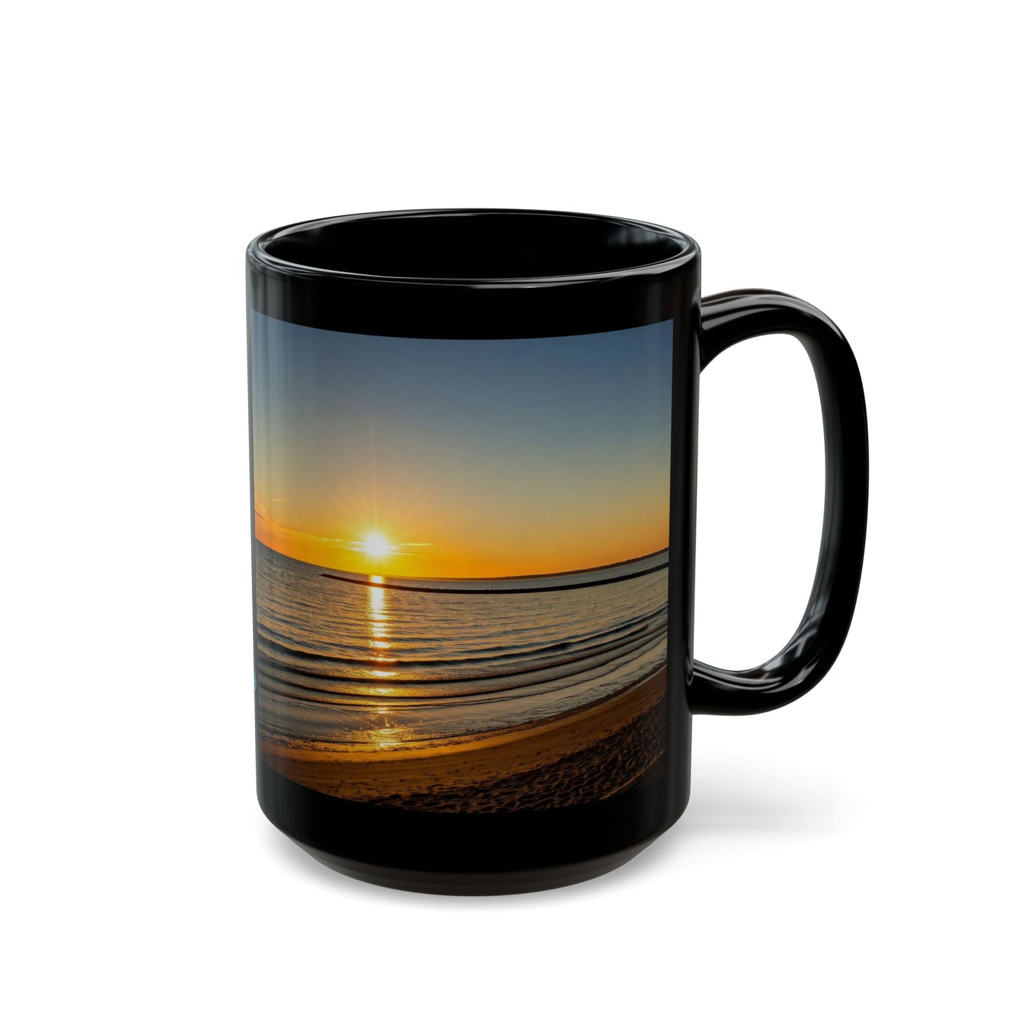 Dawn of a New Day Black Mug (11oz 15oz)