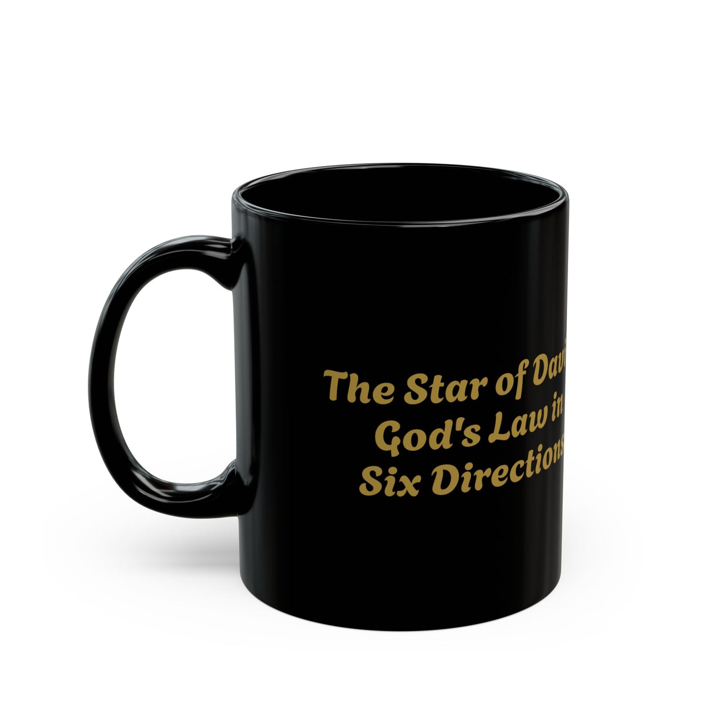 Mug Star of David with Chai. (11oz, 15oz)