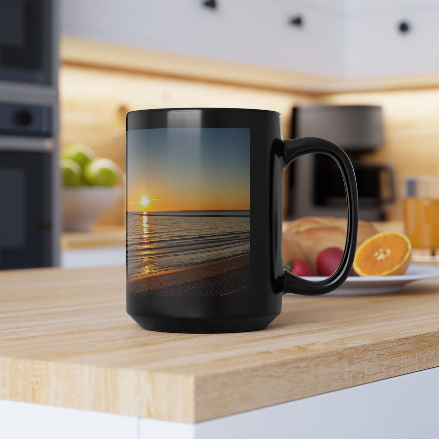 Dawn of a New Day Black Mug (11oz 15oz)