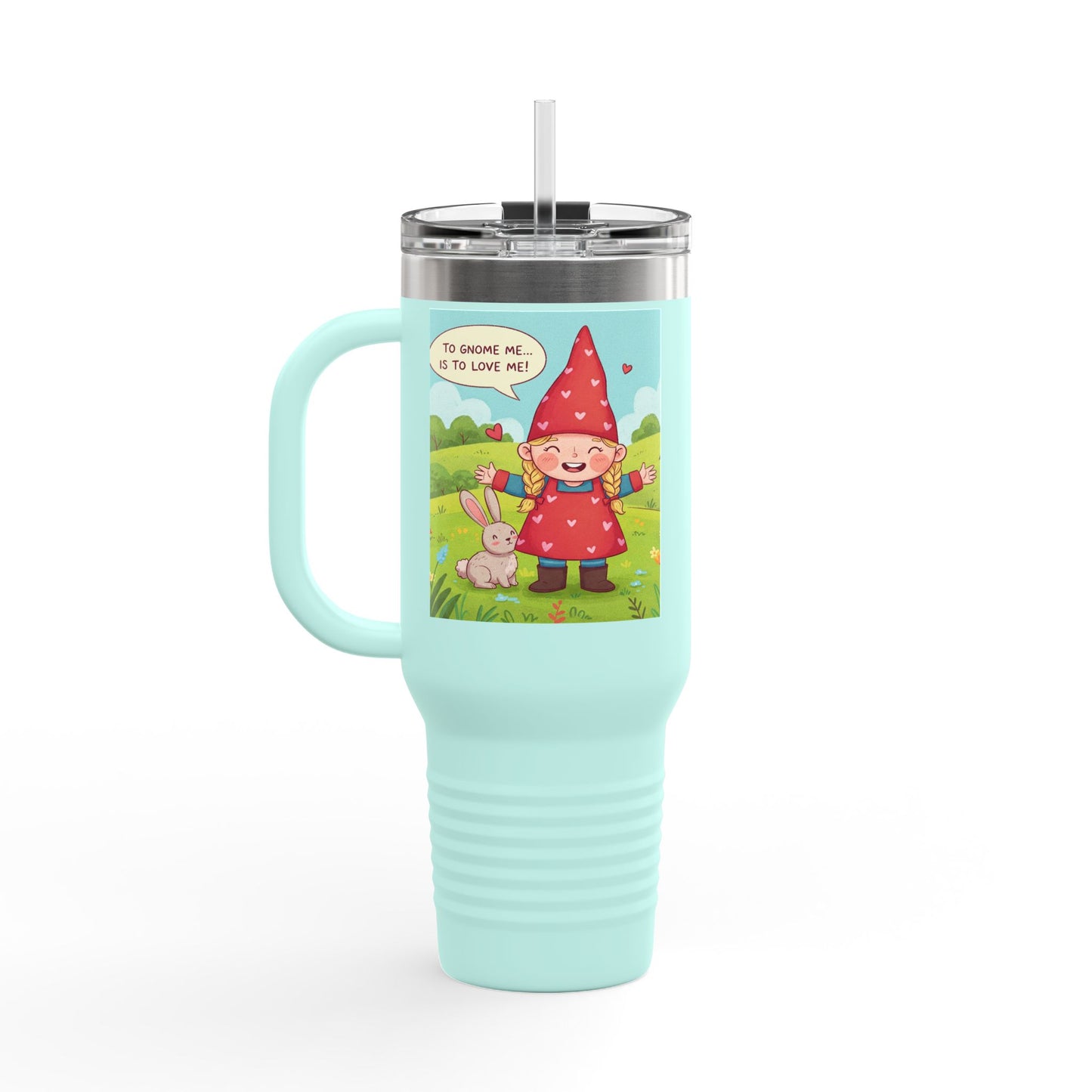 To Gnome Me... is to Love Me! Insulated Travel Mug, 40oz