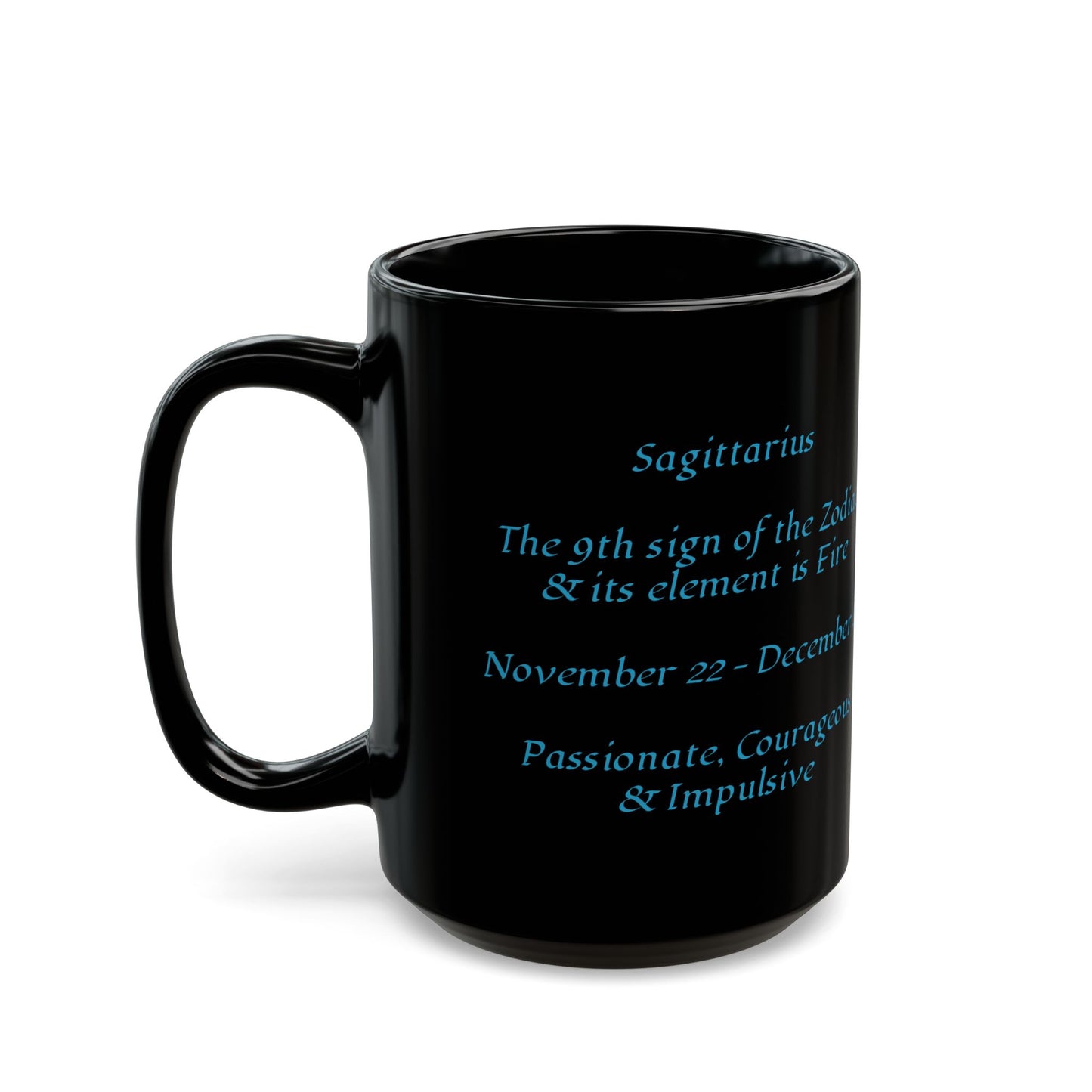 Sagittarius Zodiac Black Mug (11oz, 15oz)
