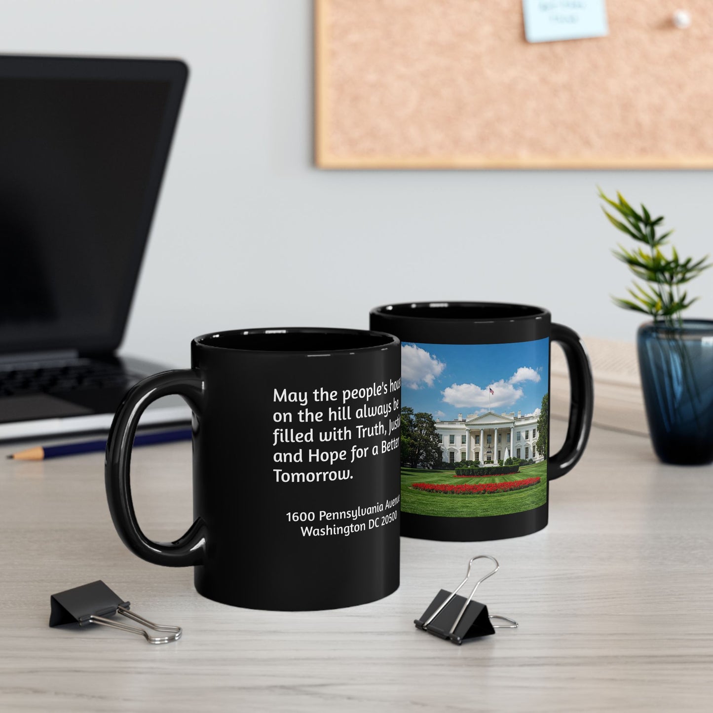 The White House, People's House Mug, (11oz, 15oz)