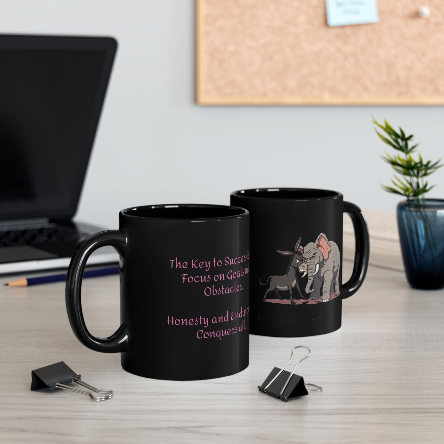 Political Negotiations Inspirational Quote Mug, (11oz 15oz)