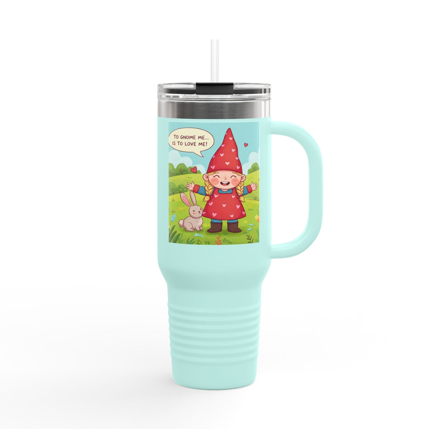 To Gnome Me... is to Love Me! Insulated Travel Mug, 40oz
