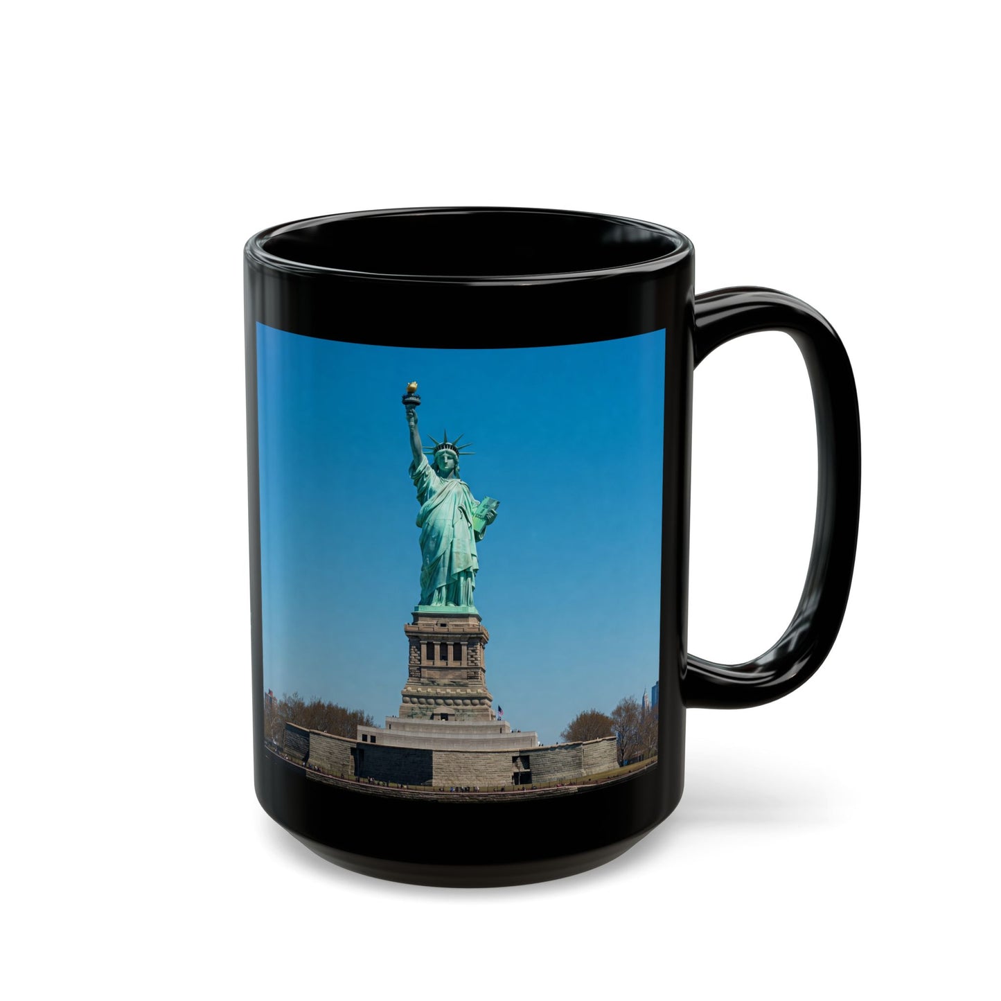 Statue Of Liberty Freedom Patriotic American Mug (11oz, 15oz)