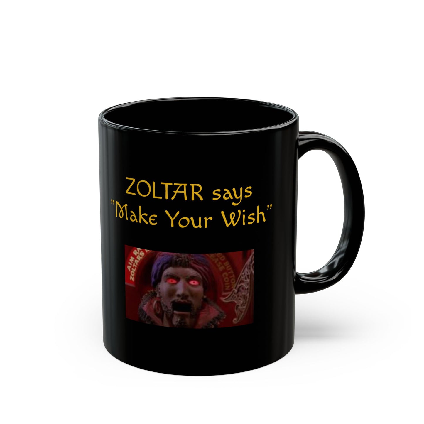 Zoltar Speaks Black Mug - Iconic Boardwalk Attraction Coffee Cup, 11oz, 15oz
