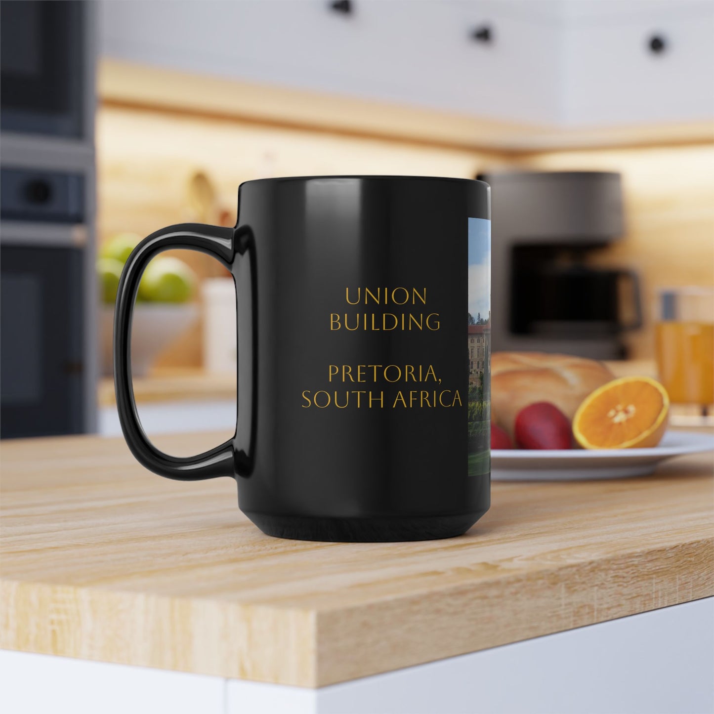 Union Building, South Africa Black Mug (11oz, 15oz)