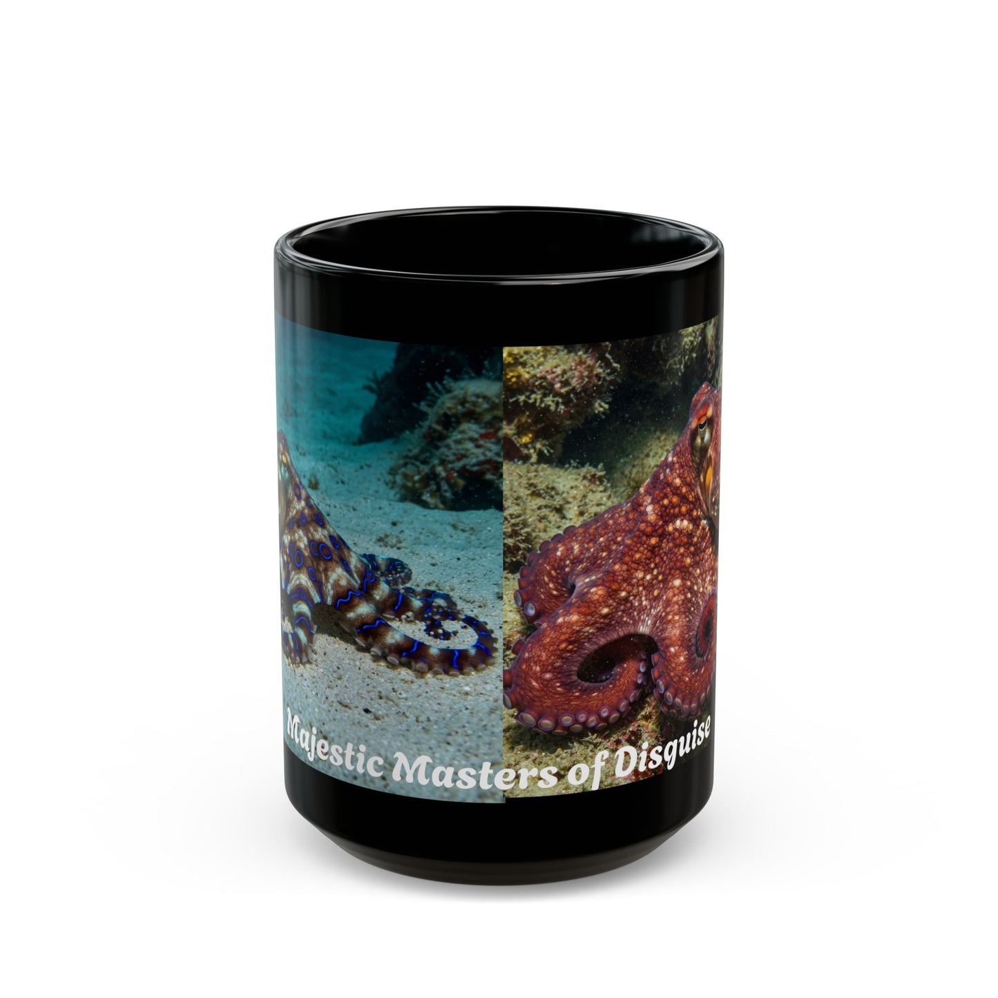 Majestic Octopuses Black Mug (11oz, 15oz)
