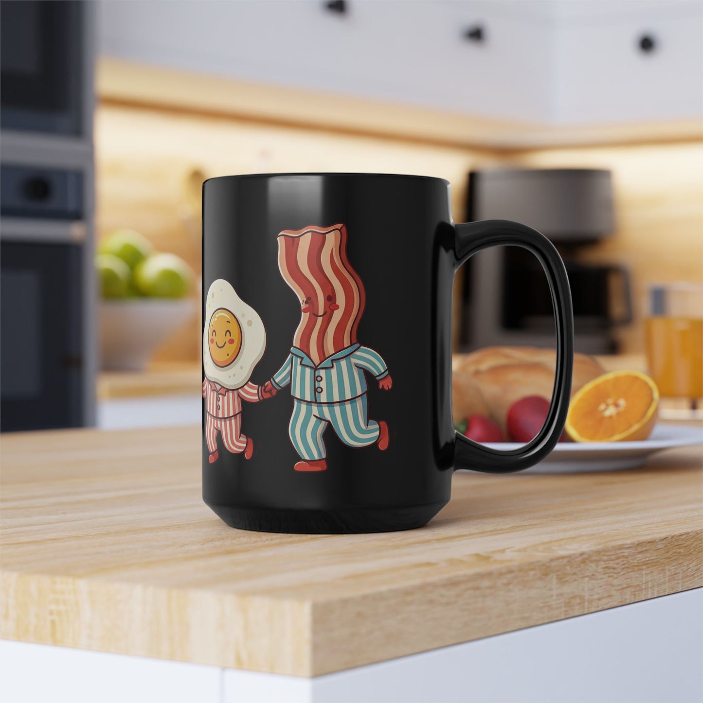 Wakey, Wakey, Eggs and Bakey Mug, Funny Coffee Cup