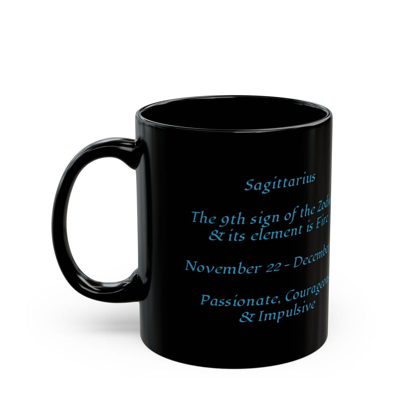 Sagittarius Zodiac Black Mug (11oz, 15oz)