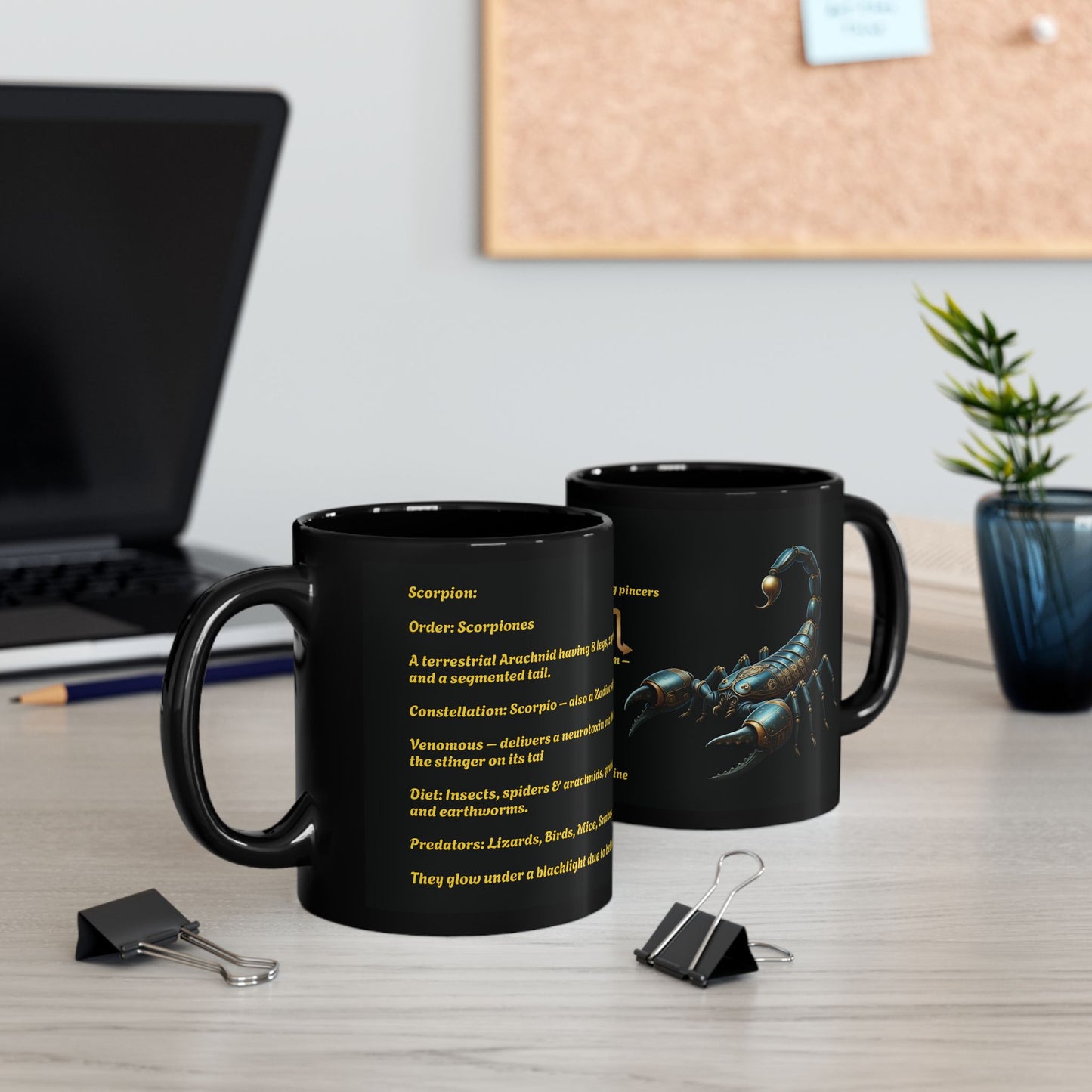 Scorpion Mug with Mechanical Effects and Interesting Facts