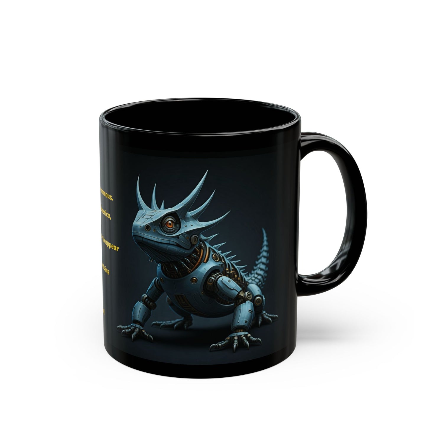 Mug - Steampunk Horned Lizard Design and Interesting Facts