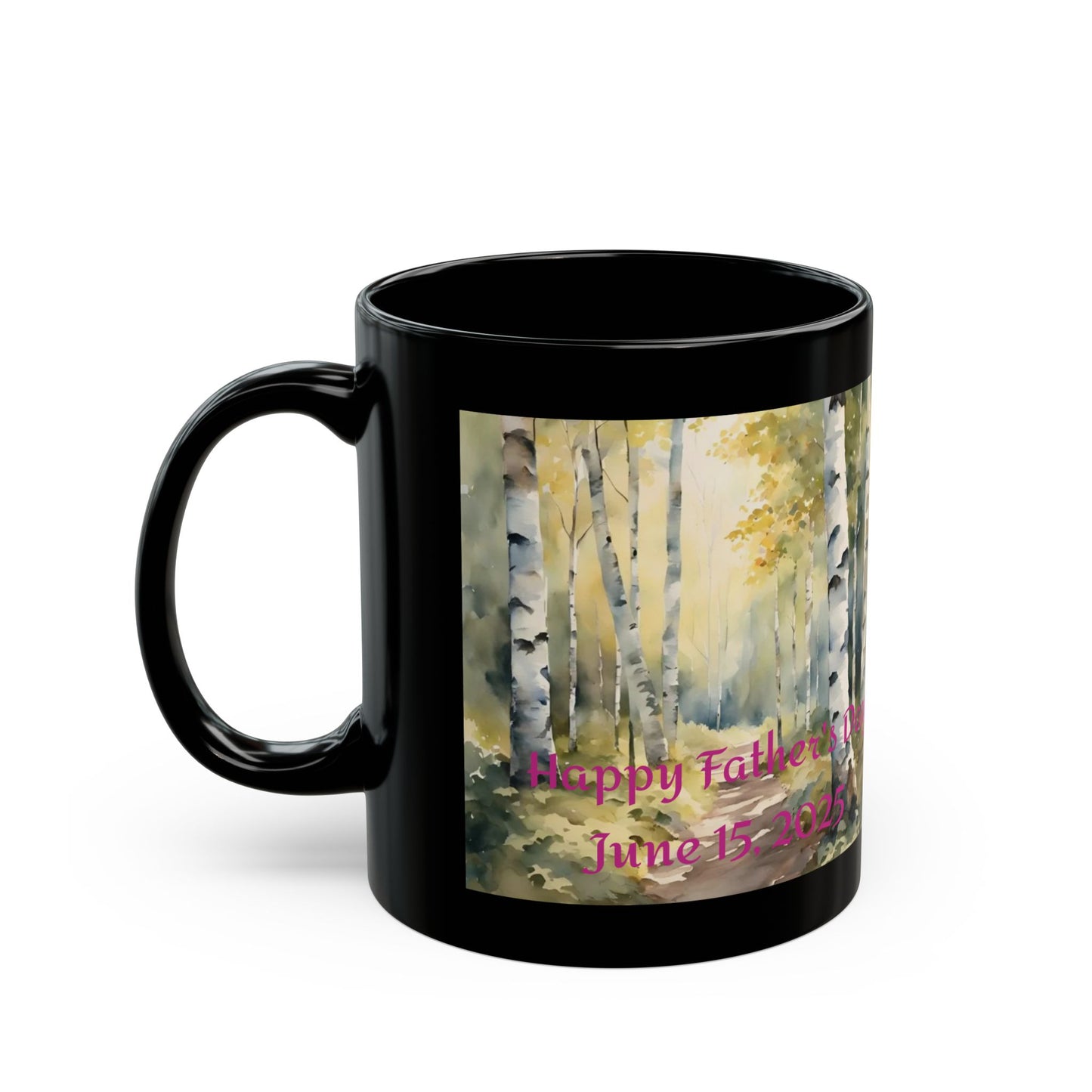 Father's Day Birch Tree Scene Scape