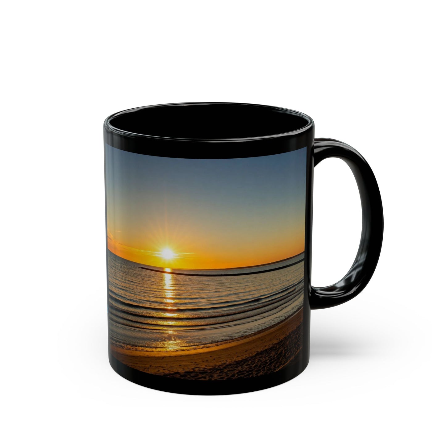 Dawn of a New Day Black Mug (11oz 15oz)