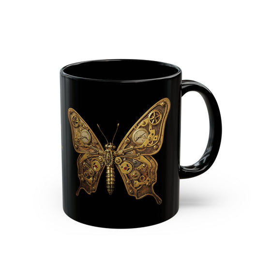 The Symbolism of Butterflies Black Mug (11oz, 15oz)