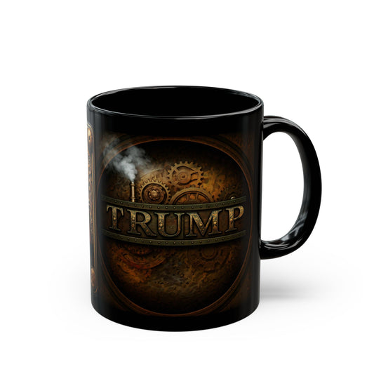 Trump Sheriff - Peace Through Strength Black Mug (11oz, 15oz)
