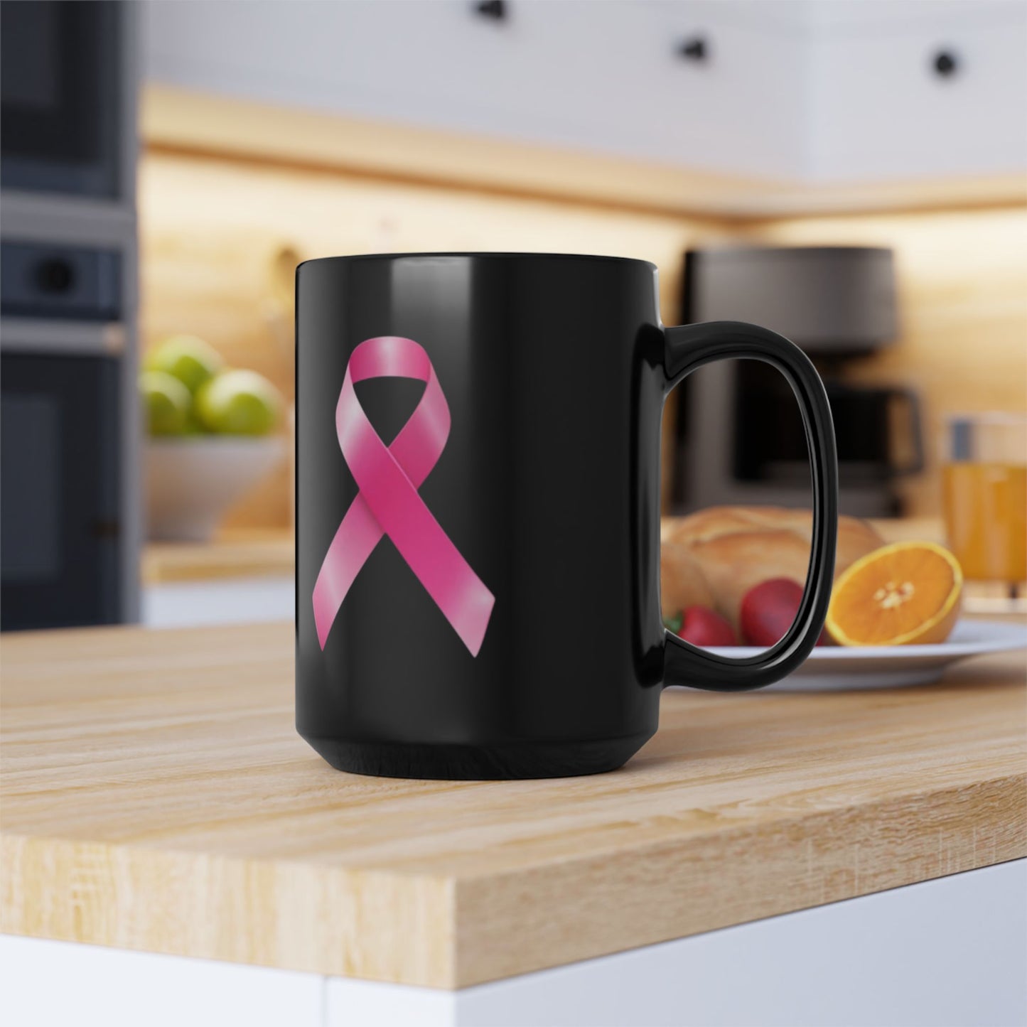 Pink Ribbon of Victory - 2025 Mug, Cancer Survivor Gift (11oz, 15oz)