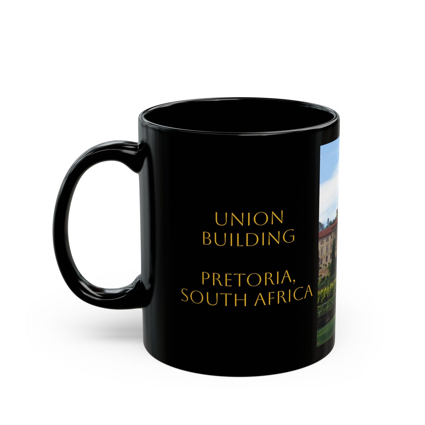 Union Building, South Africa Black Mug (11oz, 15oz)