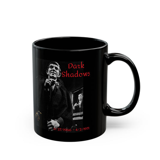 Dark Shadows - Collinswood Mansion, Black Gothic Mug (11oz, 15oz)