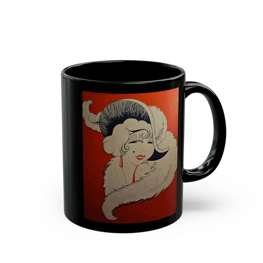 Timeless Fashion Classic Black Mug, (11oz, 15oz)