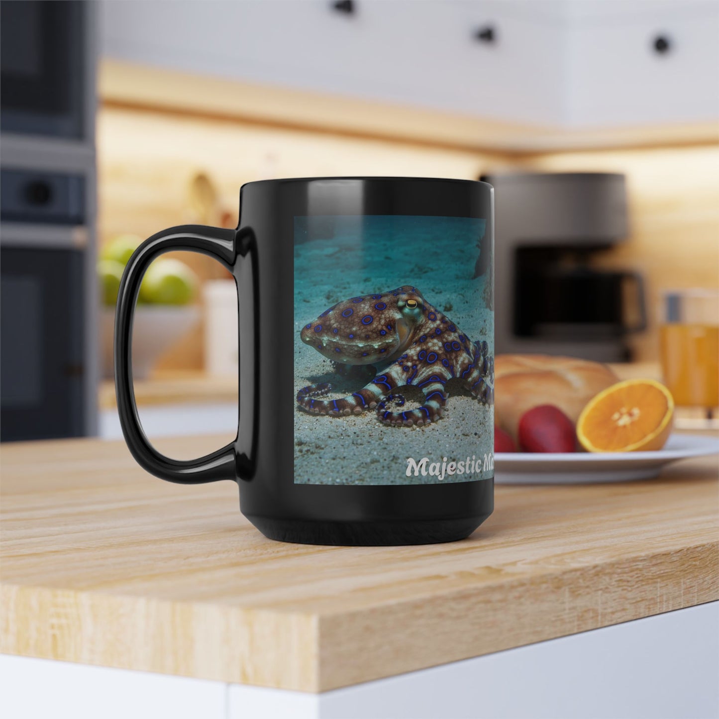 Majestic Octopuses Black Mug (11oz, 15oz)