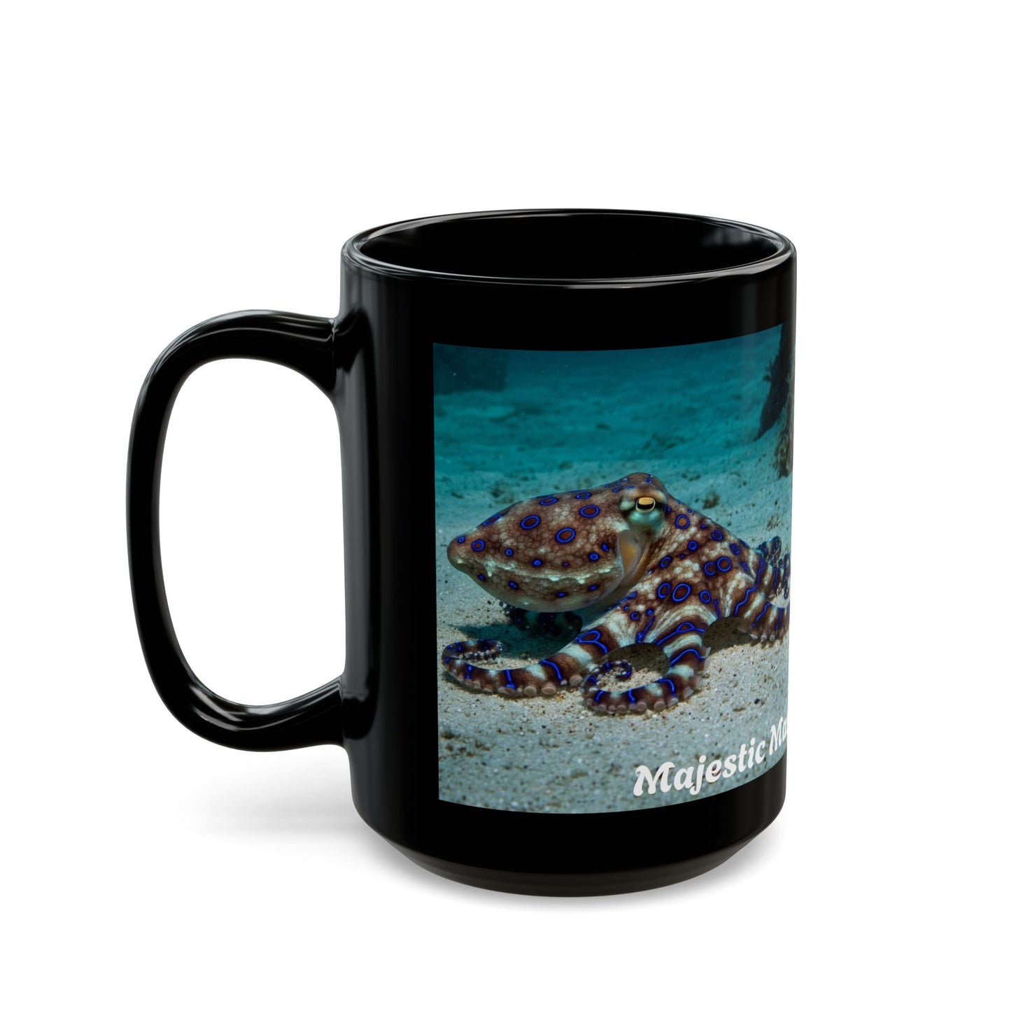 Majestic Octopuses Black Mug (11oz, 15oz)