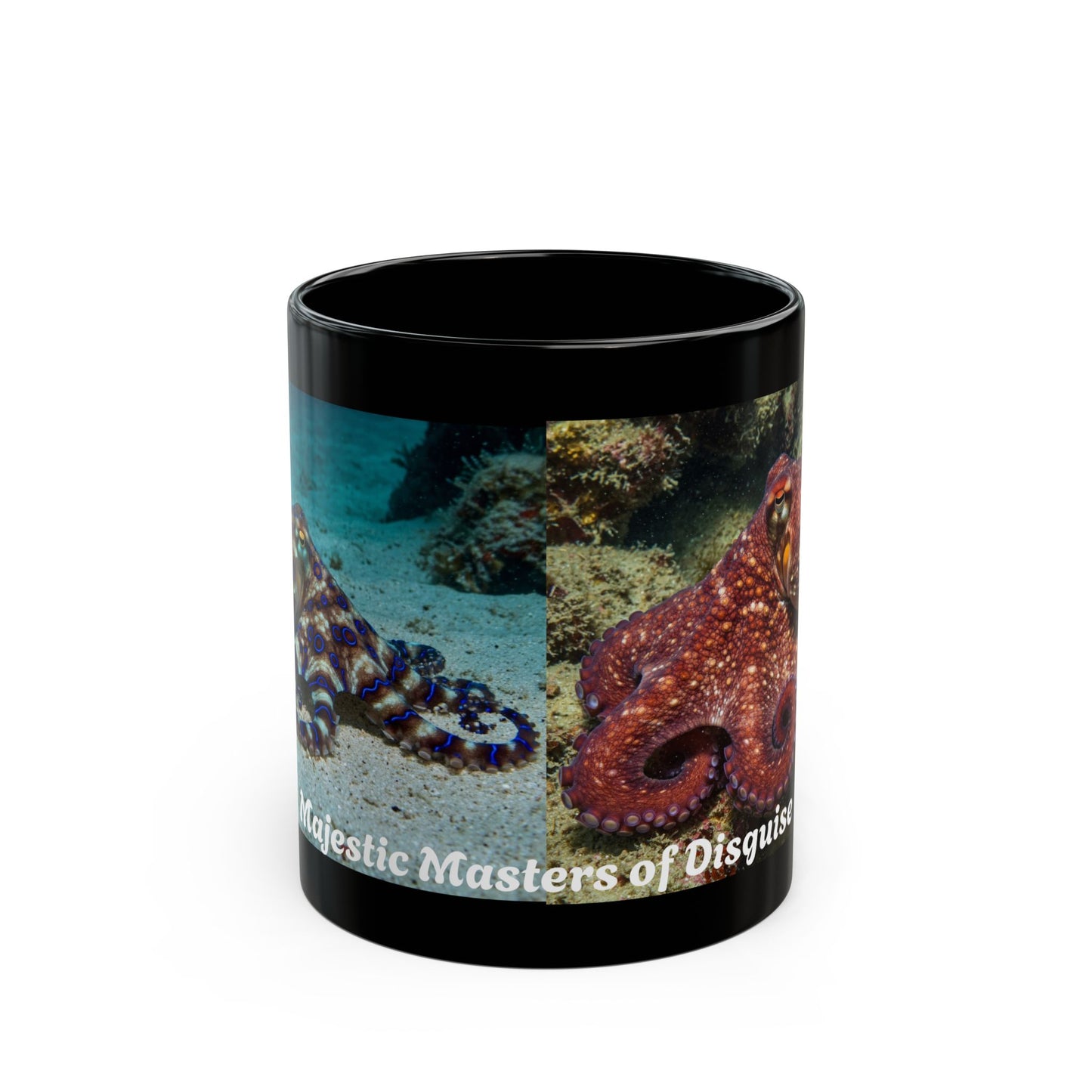 Majestic Octopuses Black Mug (11oz, 15oz)