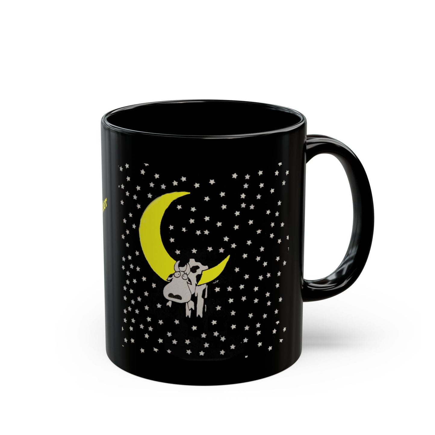 Mug - Cow on the Moon 'Look on the Bright Side...' 11oz 15oz