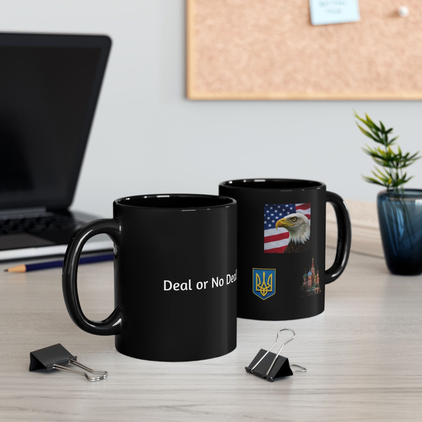 Deal or No Deal - USA, RU, UA Black Mug