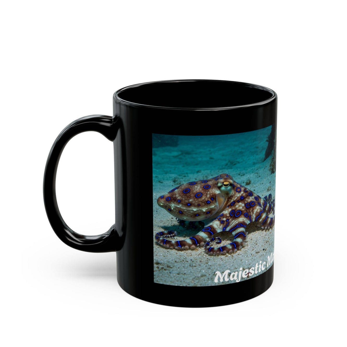 Majestic Octopuses Black Mug (11oz, 15oz)