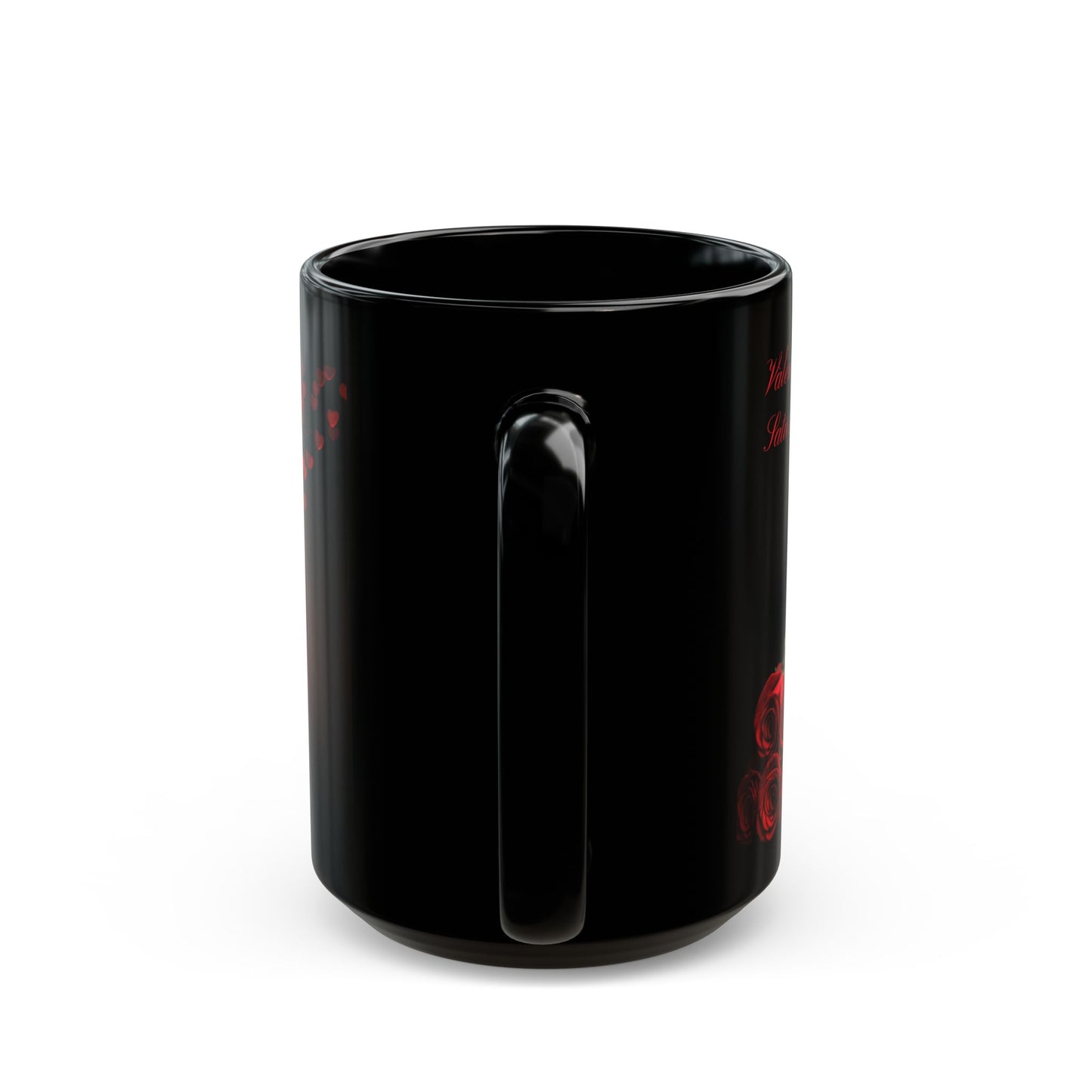 Valentine's Day Roses Mug, Romantic Floral Coffee Cup, 11oz, 15oz