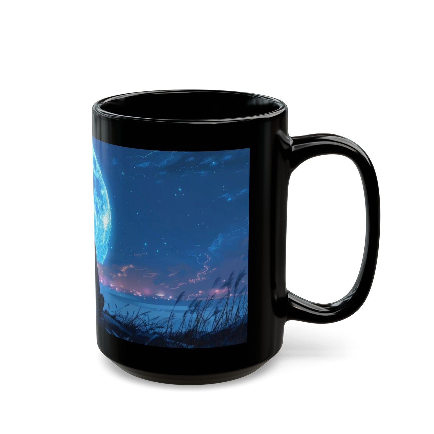 Moonlight romantic scenescape