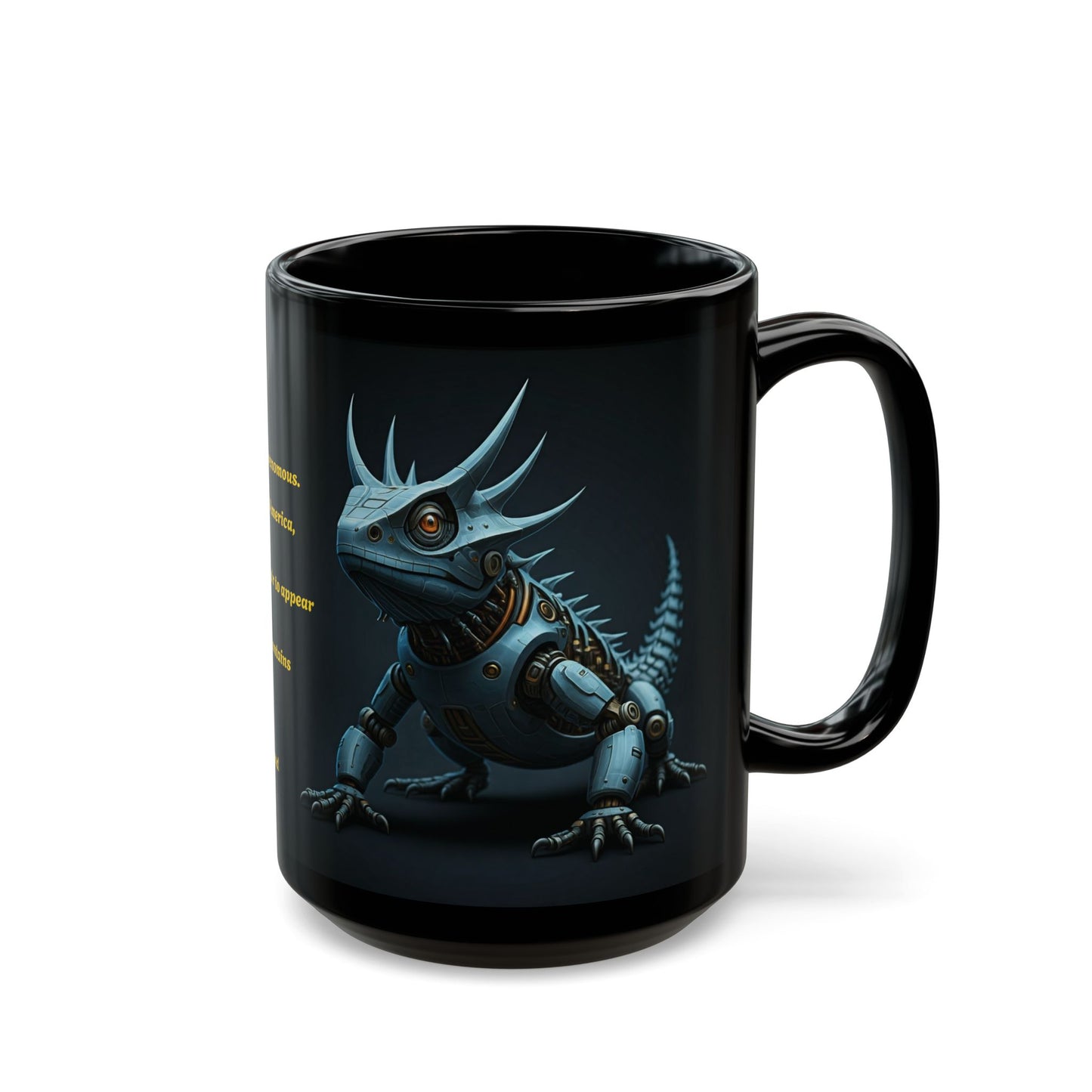 Mug - Steampunk Horned Lizard Design and Interesting Facts